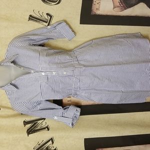 Love  fire striped shirt dress